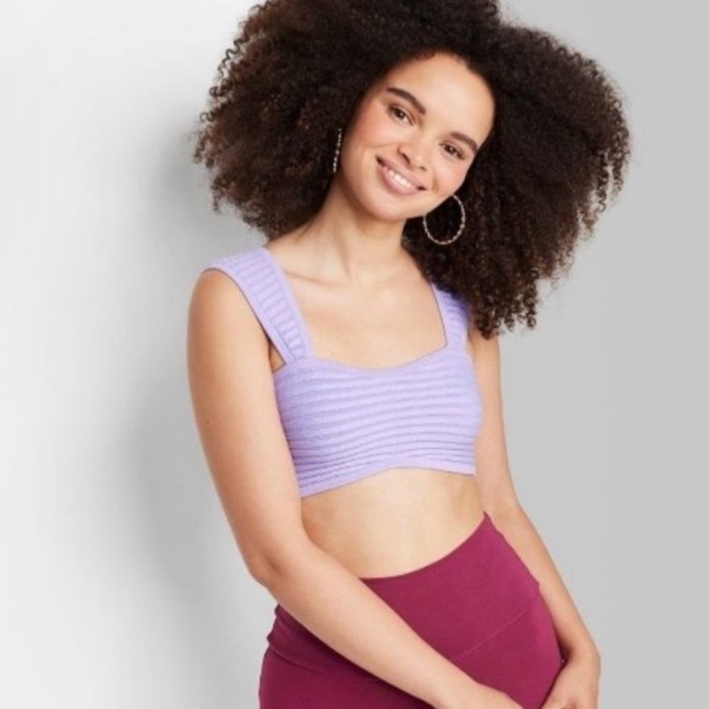 Wild Fable Ribbed Sweater Crop Top